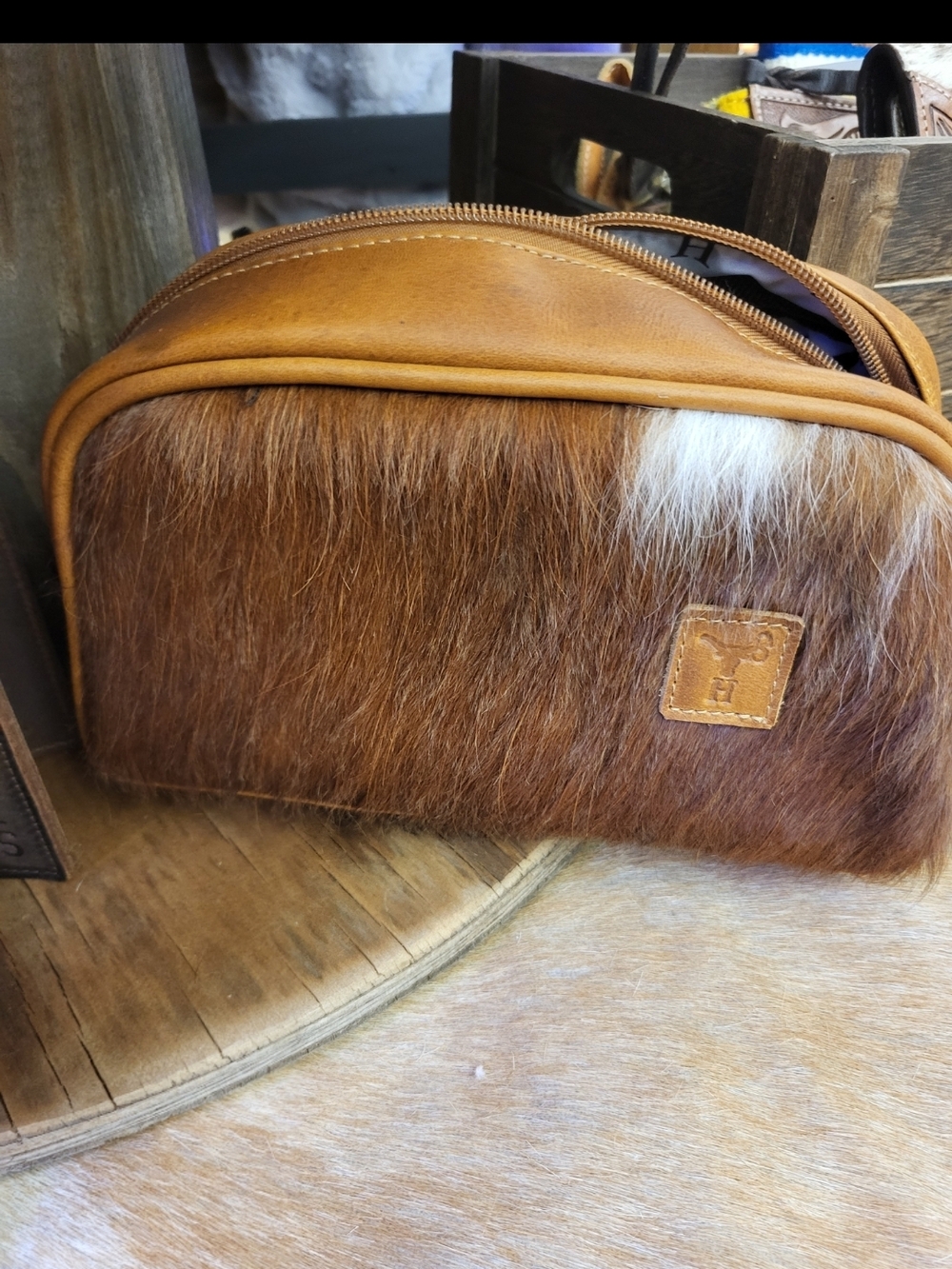 Haircalf Travel Dopp Kit - Tan Brown